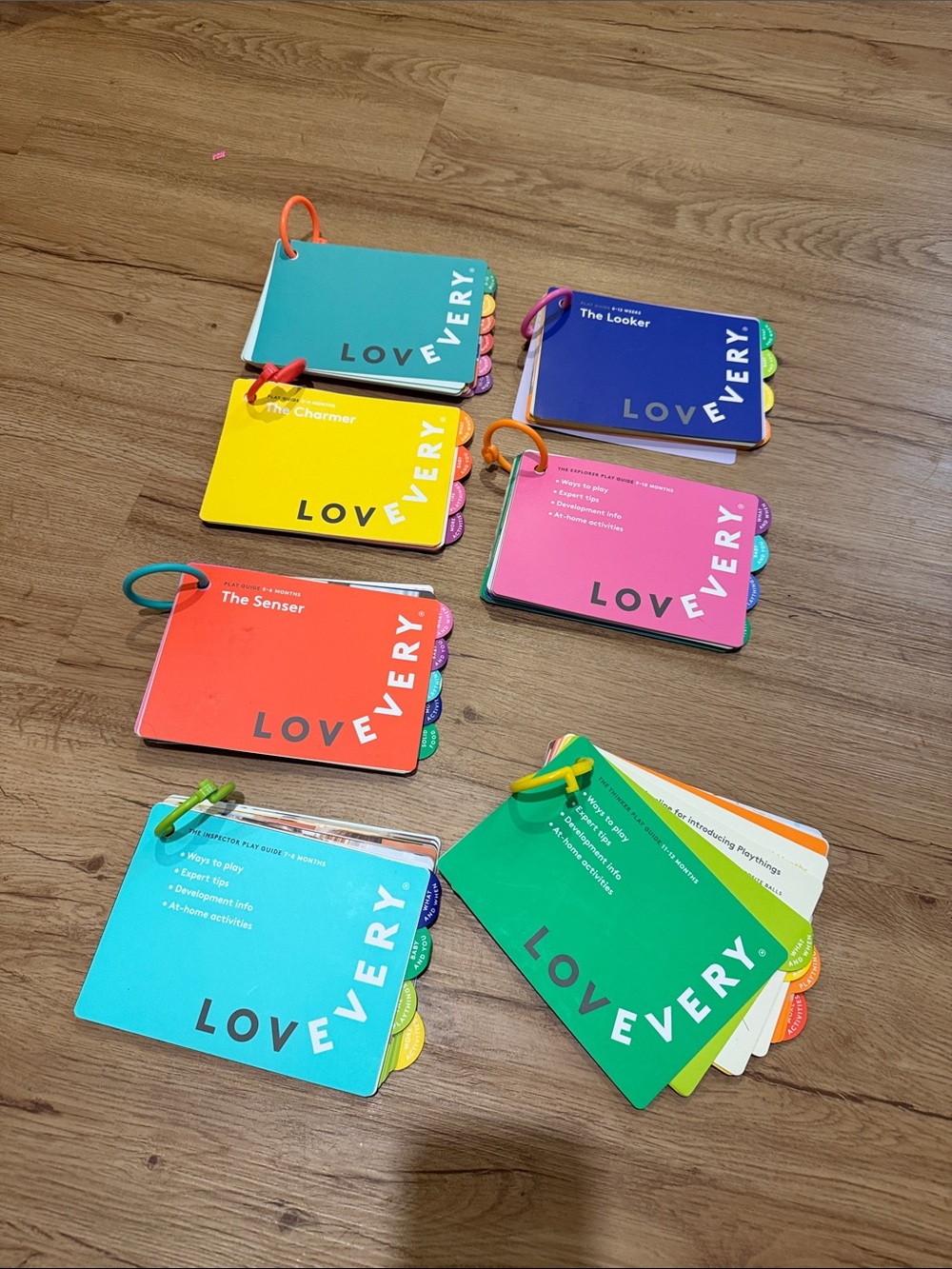 Lovevery Colorful Learning Flash Cards for Kids - Multicolor